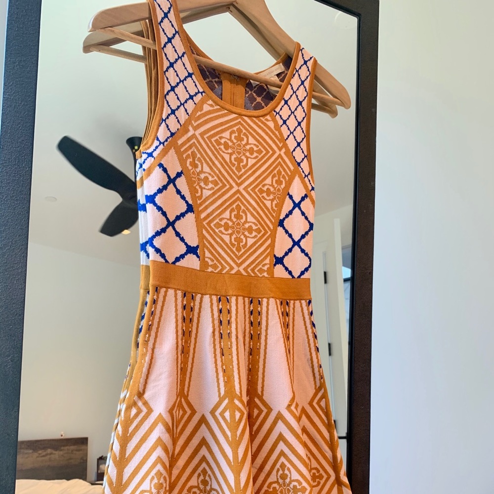 Aztec-style swing dress from Anthropologie.